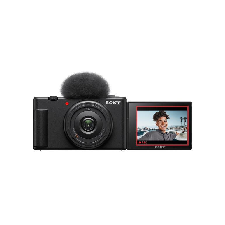 Sony ZV-1F Vlog Camera for Content Creators-Vloggers Black
